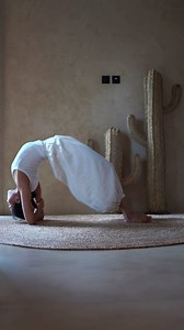 Essem | Movement Guide on Instagram: "It feels “aaaahhhh” 🤍 First backbend practice after months! And I decided to go Hatha. It does make sense that they call it “therapeutical” yoga."