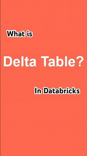 What Is a Delta Table in Databricks in 27 Seconds #databricks