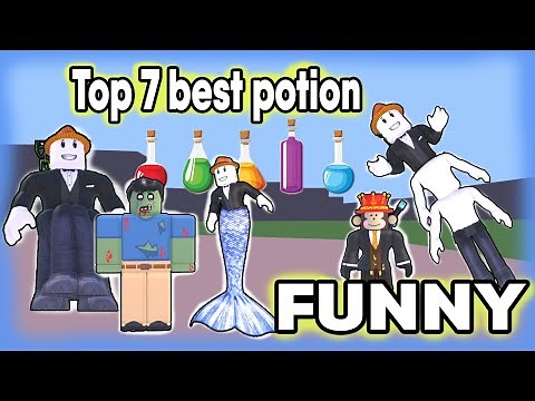 Top 7 Best Funny Potion Wacky Wizards / Pociones Divertidas || ROBLOX
