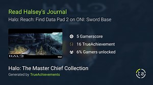 Read Halsey's Journal achievement in Halo MCC