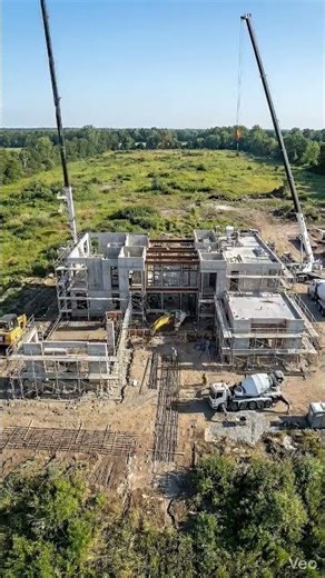 Billionaire's Estate Built From Bare Land #shorts #luxury #construction