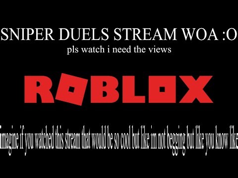 PLAYING SNIPER DUELS | ROBLOX