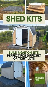 Thinking about adding a shed, but worried about access to your property? Garden Time Outdoor Structures offers high-quality shed kits! Kits are a great option when: • Your property has tight access or narrow driveways • There’s limited space between homes, fences, or landscaping • The ground conditions make it difficult for trucks or trailers Each kit comes with pre-cut, ready-to-assemble components, making it easier than ever to build a durable, long-lasting shed right where you need it. Contac