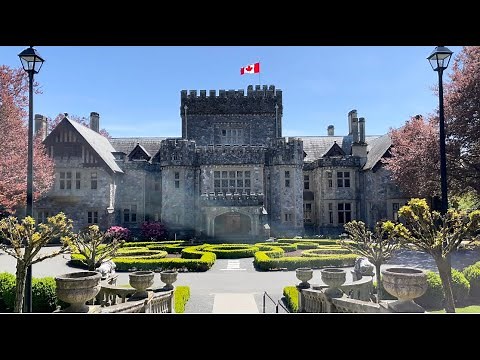 Hatley Castle & Gardens // National Historic Site // Victoria Canada 4K