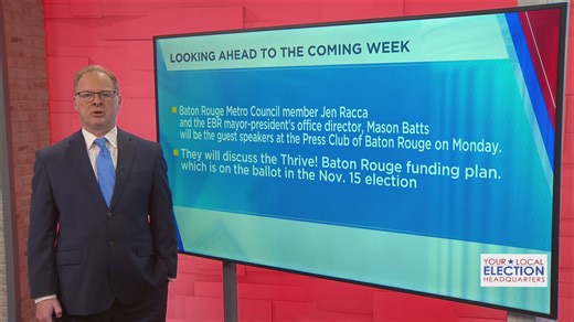 A look ahead at this week in Louisiana politics