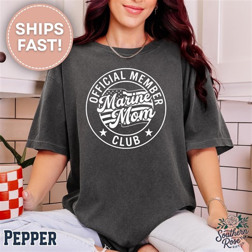 Marine Mom Club Shirt, Proud Marine Mom Shirt, Mom of Sailor, Basic Training Graduation, Boot Camp Graduation, Marine Family Day Shirt - Etsy