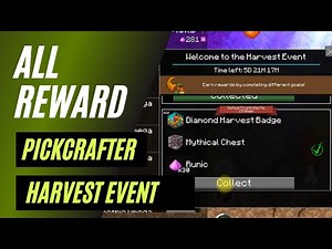 Pickcrafter Harvest Event | Harvest Dinner Pickaxe | Pickcrafter Gameplay