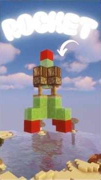 Minecraft ROCKET Redstone Build! #minecraft #minecraftredstone #minecraftbuilds #minecrafttutorial