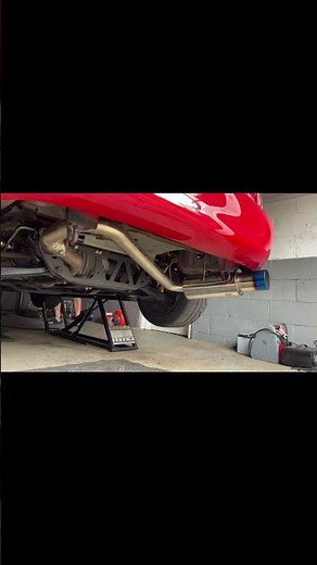 Megan racing axle back exhaust with Turbo GT2560R Flyin Miata #miata