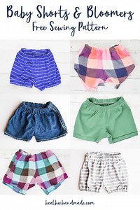 Free Baby Shorts Sewing Pattern   Bloomers