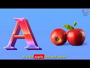 ABCDE Alphabet Song for Toddlers and Preschoolers