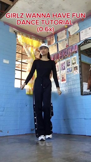 GIRLZ WANNA HAVE FUN DANCE TUTORIAL (0.6x) [MIRRORED] #dancetutorial #tutorial #dancechallenge #fyp