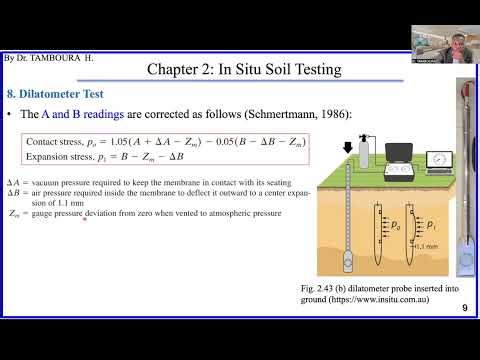 Foundation Engineering_Chapter 2: In Situ Soil Testing (Part10)_Dilatometer Test (DMT)