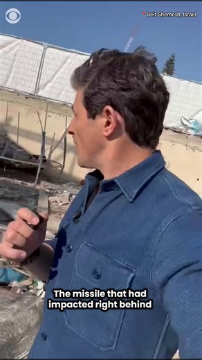 CBS News' Matt Gutman shows destroyed homes in Beit Shemesh, Israel, which were hit by Iranian retaliatory strikes. The U.S. and Israel launched a joint attack on Iran over the weekend. Gutman says the power of the Iranian missile turned concrete into "dusty rubble stuff." The Israeli authorities say Iranian counterattacks have killed at least 11 people in the country so far. | CBS News