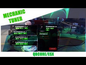 FIVEM Mechanic Tuner Script(QBCORE/ESX)