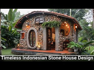 Designing a Timeless Stone House in Indonesian Style: A Blend of Tradition and Nature