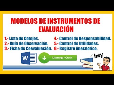 Models, Assessment Instruments, (UPDATED)