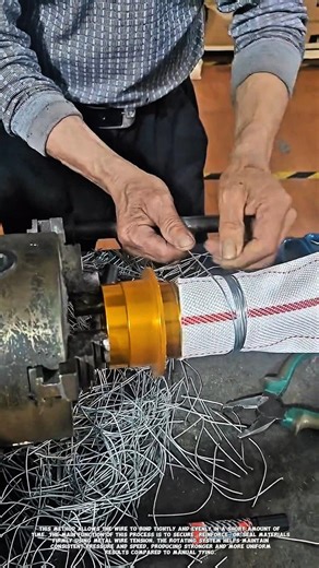 Smart Wire Binding Process Using Rotating Machine | Fast & Efficient Technique.