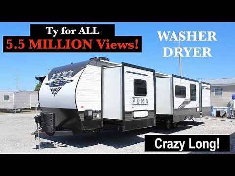 BIG FAMILY? Check out this GIGANTIC Travel Trailer from Puma! Palomino Puma 32BHFS
