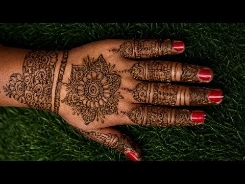 Latest new mendhi design back hand side 🌺🌺