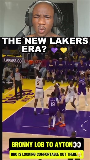 Is this the Lakers' FUTURE? (Bronny to Ayton Lob) 🔥