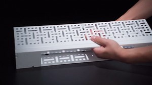 Landhoow 1 Pcs 15 Inch Baseboard Register Vent Covers, White Heavy Duty Steel Air Diffuser with Adjustable Lever for Floor/Wall Duct Openings - Easy Install HVAC Supply Diffuser