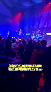 When the ROWDY crowd in #Denver asks us to play another tune, we come through with a #Motorhead cover 🔥👏 Thank you for a ROCKING night!! Grand Junction, you’re up next TONIGHT at @mesa_theater 🎫 Last minute tix at FOZZYROCK.com | Fozzy