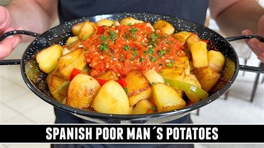 Poor man’s potatoes with tomato sauce: Classic Spanish recipe