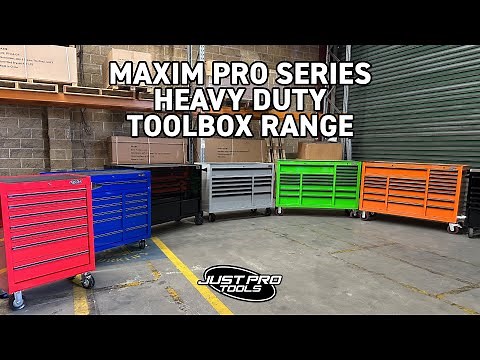 Maxim Pro Series Heavy Duty Toolbox Range Walkthrough | Just Pro Tools
