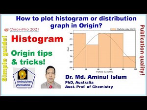 How to plot histogram or distribution graph in origin