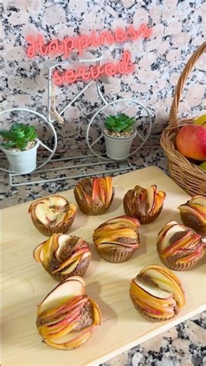 Apple Cupcakes. All you need is love... and a warm apple cupcake.