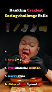Ranking Craziest Food Challenge FailsThat Ended in Disaster🍔💀