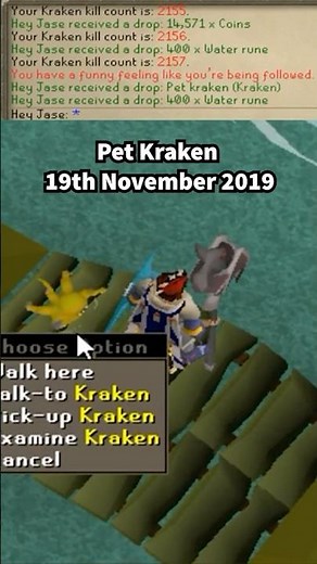 Kraken Pet! #osrs