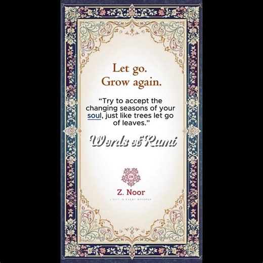 7. Be Like a Tree | Rumi | @ZNOOR_llight