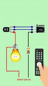 Remote Control Ac Light Circuit #diy #electronics #reelschallenge | K n electric