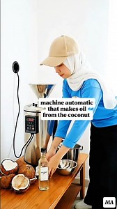 Automatic Coconut Oil Extraction Machine in a Modern Home Setting. #reelsvideo #us #machine #usa #technology | Mamak Aisha