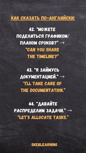 Как говорить на английском в офисе ☕