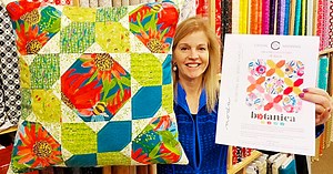 Botanica Pillow With Free Pattern By Donna Jordan
