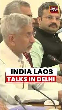 India-Laos Talks in Delhi | High-Level Diplomatic Meeting to Strengthen Bilateral Ties