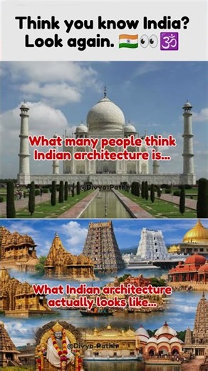 Beyond the Taj Mahal: India’s Ancient Temple Architecture 🇮🇳🕉️ #Shorts #trending #reels