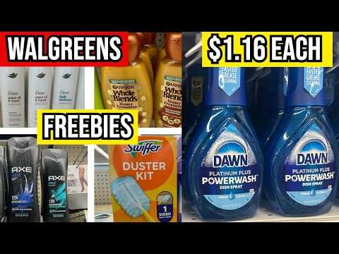 Walgreens **2 FREEBIES** +$1.16 DAWN POWER WASH!! RUN!!