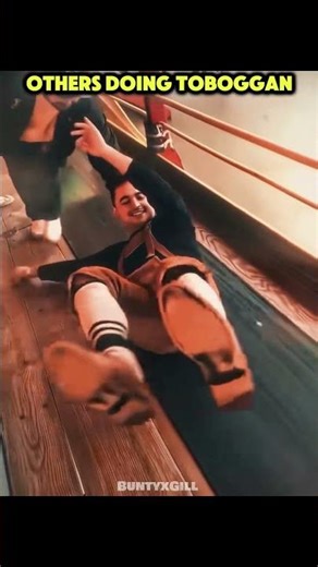 OTHERS Doing Toboggan 😂🔥 #edit #funny #trollface #troll