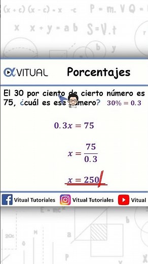 💡 Cómo sacar el PORCENTAJE de una CANTIDAD