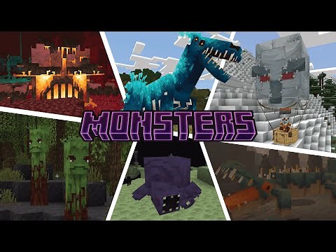 Monsters by Levelatics Add-On - Showcase | Minecraft Bedrock Add-On