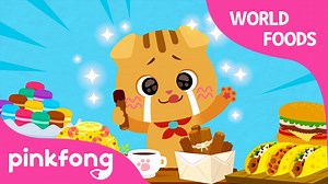 Yum Yum World Foods | The World Song | Cotomo Cats | Pinkfong Songs for Children