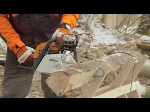 How to Video! Κοπή ξύλου σε καβαλέτο με αλυσοπρίονο STIHL