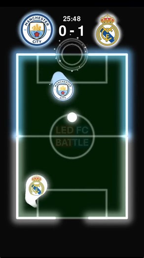MANCHESTER CITY vs REAL MADRID #footballmarbles #championsleague #manchestercity #realmadrid