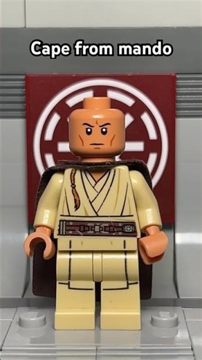 How to make a clone trooper Jedi in Lego #lego #starwars #shorts #viral