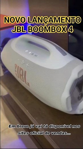Novo lançamento da JBL BOOMBOX 4, nas cores pretas, brancas e camufladas. #jblbrasil #jblboombox4