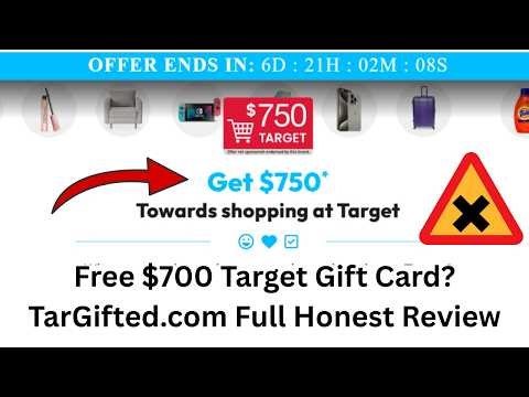 Free $700 Target Gift Card? TarGifted.com Full Honest Review